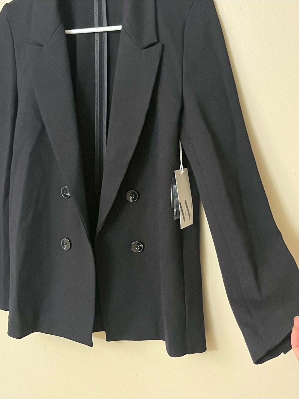 Worthington Black Double-Breasted Blazer - Picture 3 of 7